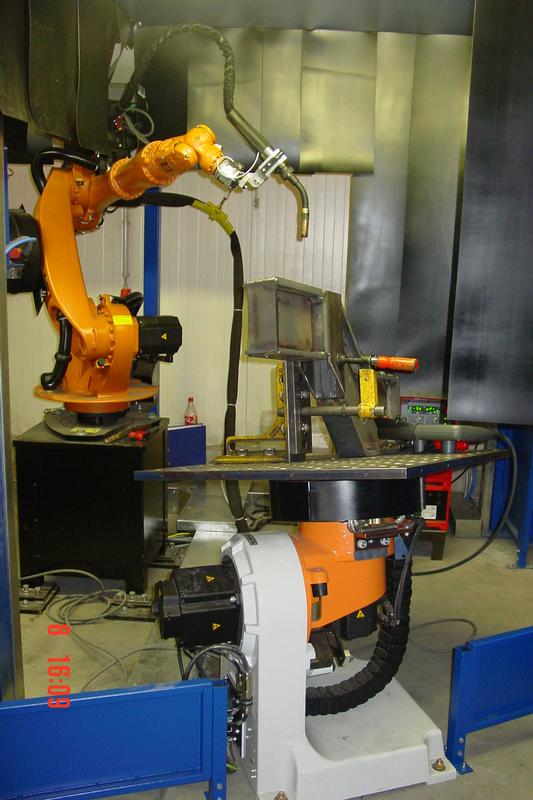 InTeach-Programmierung für eine MAG-Schweißanwendung mit einem KUKA-Robotersystem.