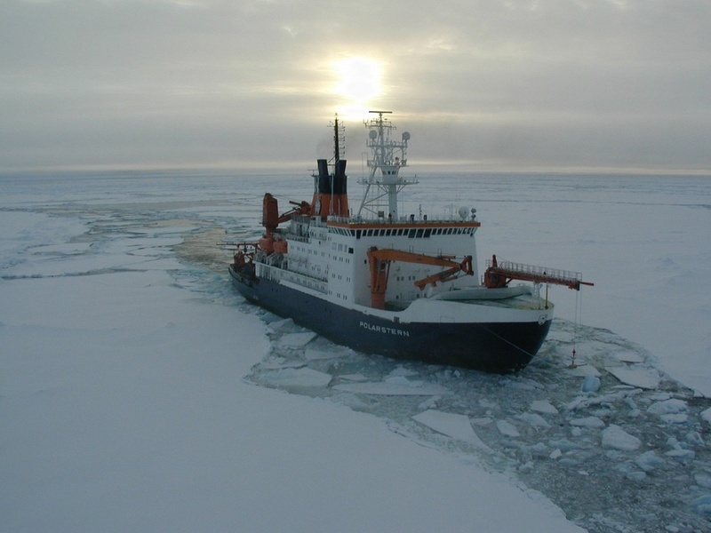 Forschungseisbrecher "Polarstern". Foto: Dirk Hans, AWI