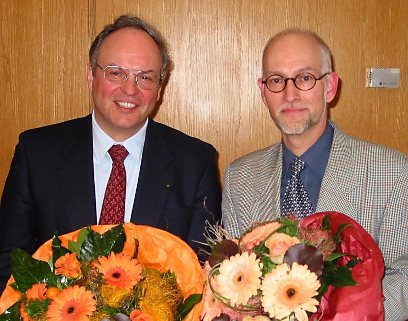 Komplettieren das RUB-Rektorat: Prof. Jörg Winter (l.), Prof. Elmar Weiler (r.).