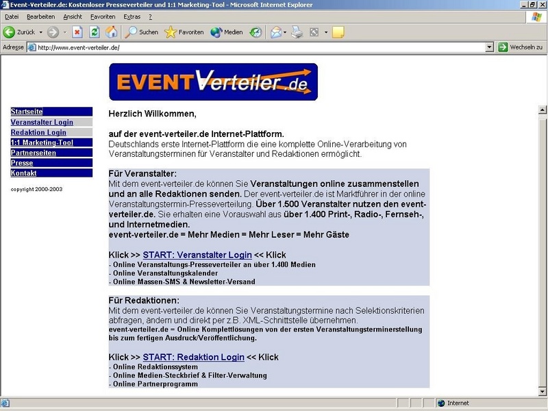 Startseite event-verteiler.de