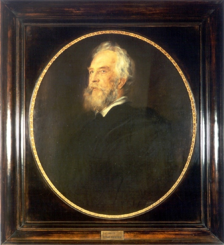 Ernst Haeckel war selber Popularisator der Evolutionslehre von Charles Darwin.