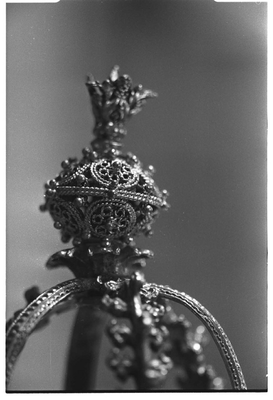 Krone eines Greifswalder Uniszepters, Photo Edmund v. Pechmann