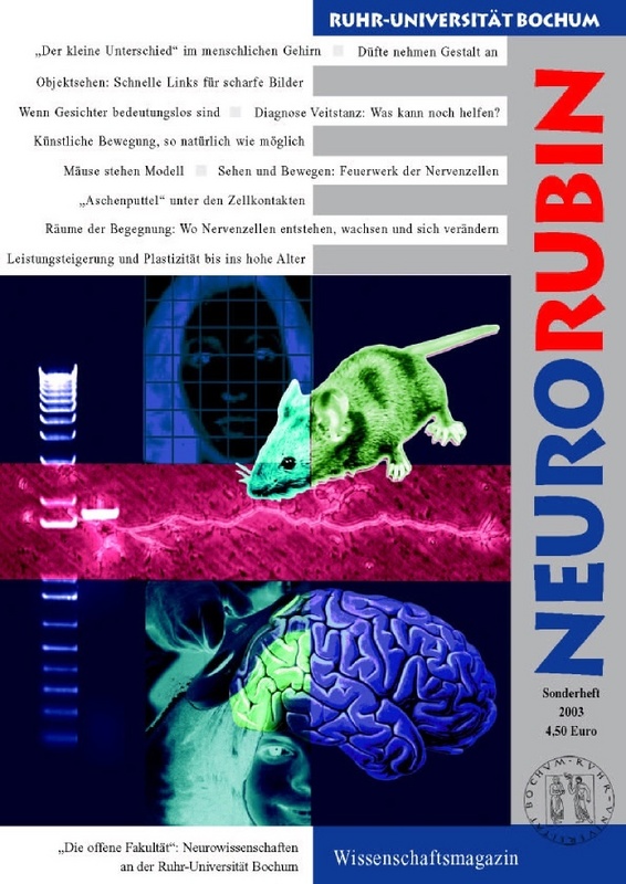 Soeben erschienen ist NeuroRUBIN, Sonderausgabe des RUB-Wissenschaftsmagazins RUBIN