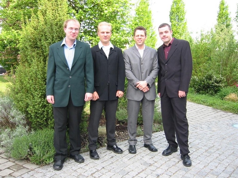 Das Foto zeigt die Preisträger Thomas Jäger, Jens Feistel, Jürgen Kemper, Sascha Jurthe.