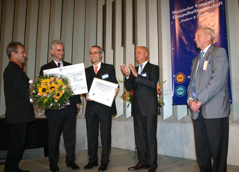 1. Preisträger Uniklinik Köln bei der Übergabe des RFH-Hospital-Innovation-Preises 2008 