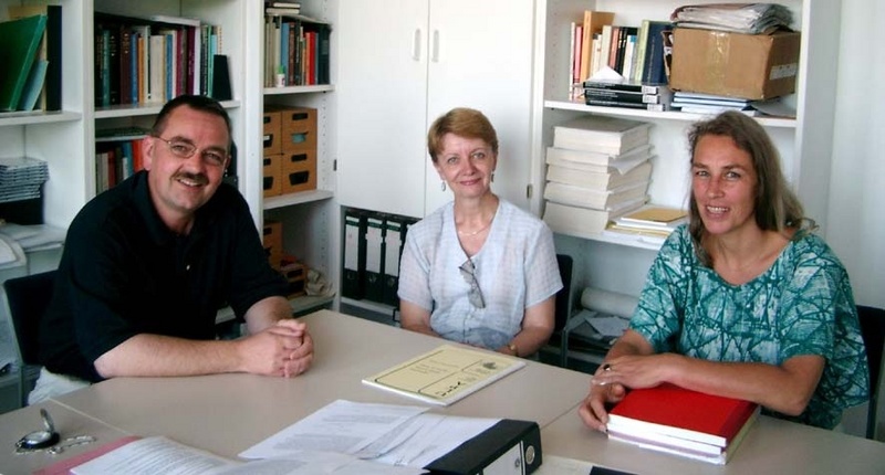 Von links nach rechts: Prof. Dr. Dymitr Ibriszimow, Prof. Dr. Yuliya Suyetina, Dr. Eva Rothmaler