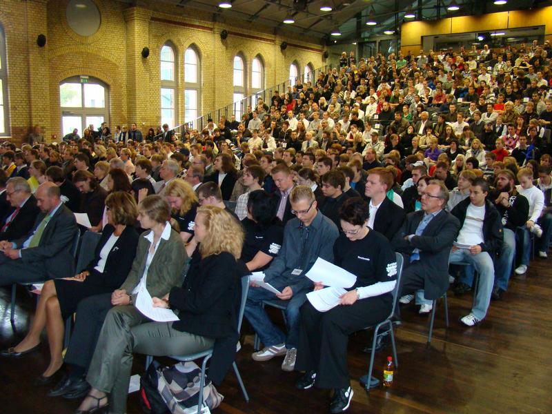 Das Audimax war bei der Immatrikulationsfeier so voll wie noch nie.