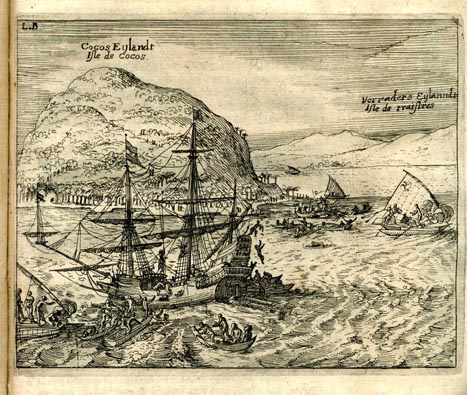 Originaldokumente der europäischen Expansion in der Bibliothek des Deutschen Schiffahrtsmuseums: Willem Schouten 1616 bei den Kokos-Inseln im Pazifik
