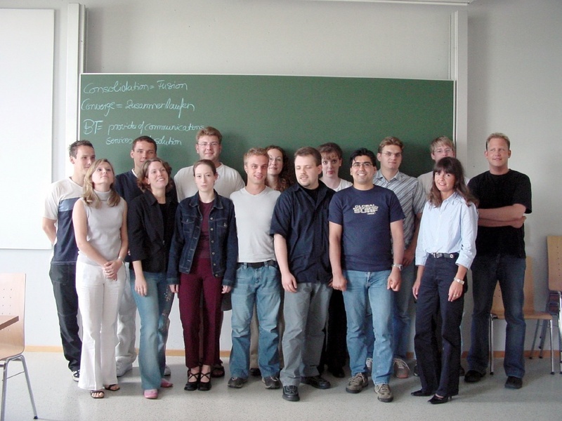 Für die Studierenden von Prof. Dr. Geiger (vorn rechts) war das Seminar lohnend, praxisnah und spannend zugleich.