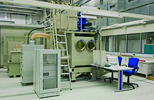 Elektronenstrahl-Anlage der Fa. Steigerwald an der HTW Dresden