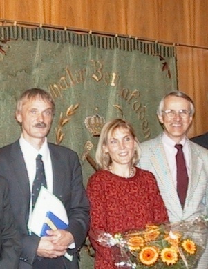 Prof. Dr.-Ing. Hans Heinrich Kunz, Dagmar Wagner-Kunz und Prof. Dr. Ernst Schaumann