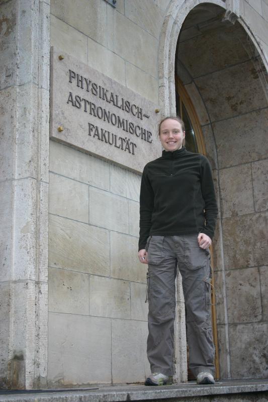 Die ehemalige Juniorstudentin Stefanie Kosan studiert mittlerweile im ersten Semester an der Universität Jena.