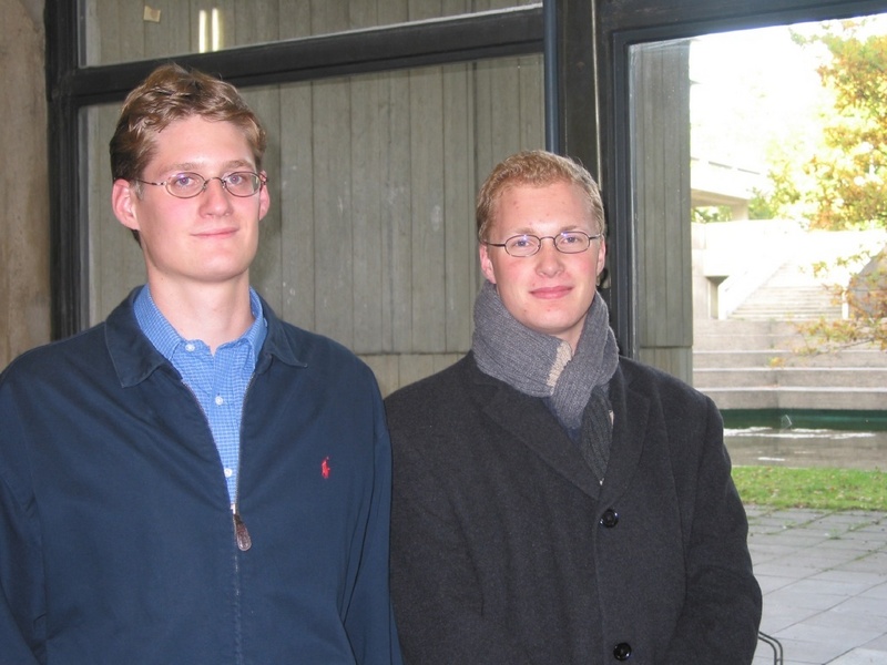 Hanno Svoboda (links) und Simon Schwill: 1,0 in Biomechanik
