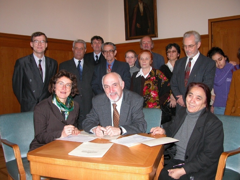 Unterzeichnung des Partnerschaftsabkommen zwischen den Universitäten Münster und Taschkent