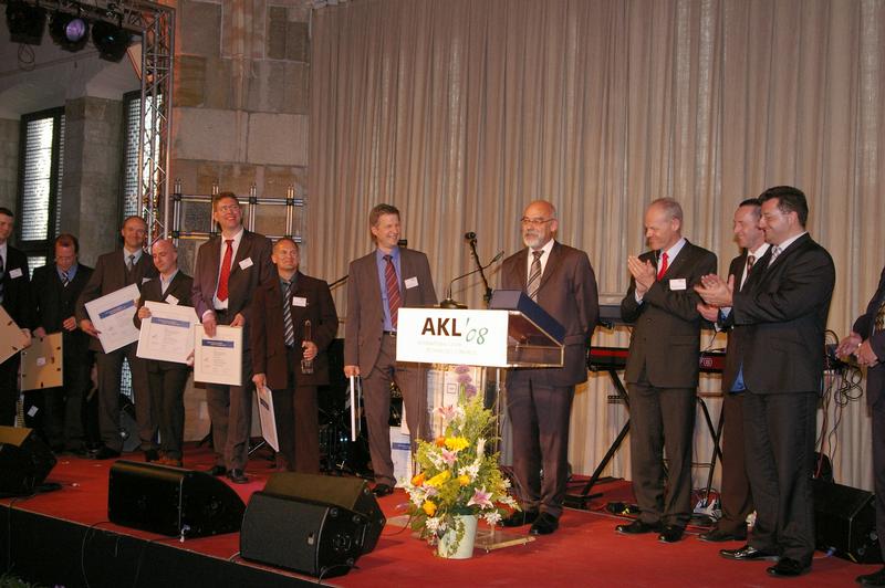 The Innovation Award Laser Technology 2008 has been conferred to Dipl.-Ing. Bertold Hopf and Dr. Klaus Debschütz, Daimler AG on 8th May 2008 in Aachen