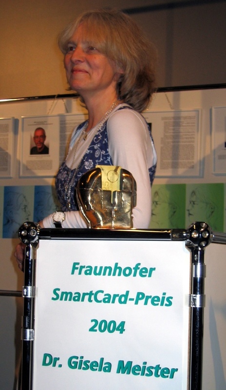 Gisela Meister mit dem Smartcard-Preis