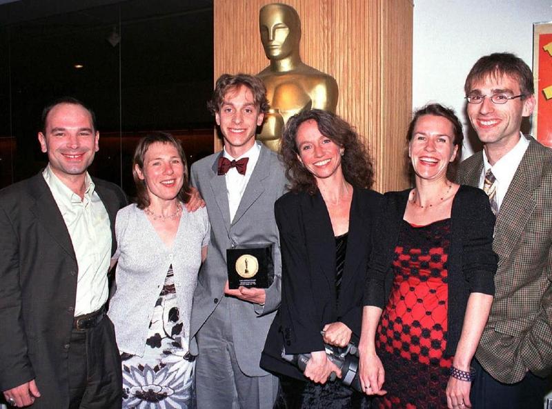 Filmteam nimmt Studenten-Oscar entgegen