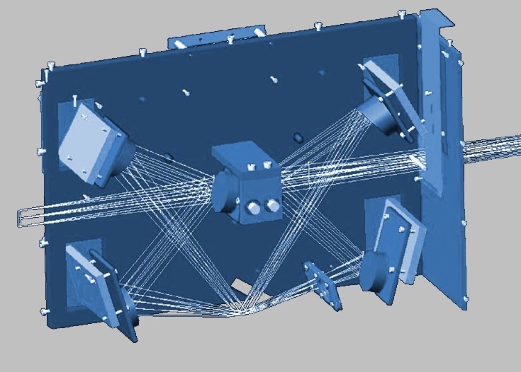 Optische Simulation zur Konstruktion des FTIR-Reflexionsmessgerätes