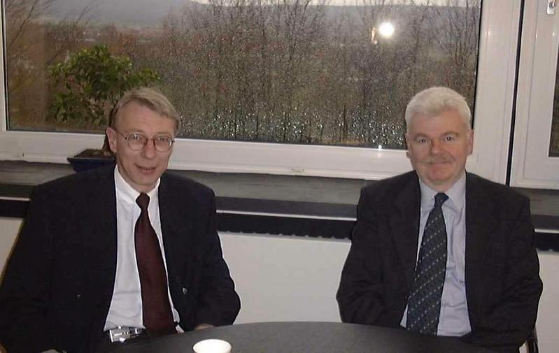 Prof. Dr.. Michael Köhler (l.) und der Kaufmännische Geschäftsführer Rainer Waßmann