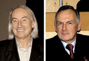 Der Physiker Alois Loidl (links) geht am 1. 10. 2009 in seine vierte Amtszeit als Vizepräsident der Universität Augsburg, der Erziehungswissenschaftler Werner Wiater in seine dritte.