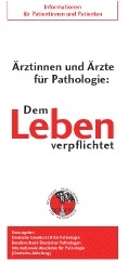 Titelblatt - Infoflyer erhältlich z.B. bei Ärzten ab Ende März