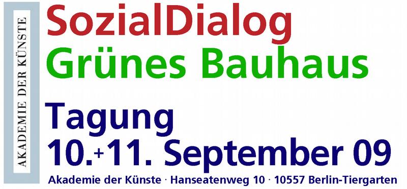 SozialDialog Grünes Bauhaus