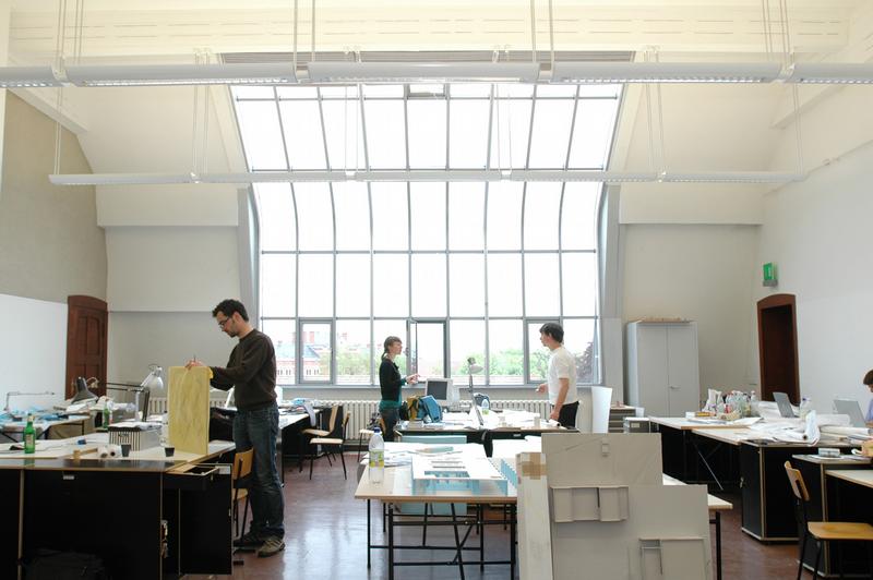 Arbeitsräume der Fakultät Architektur der Bauhaus-Universität Weimar